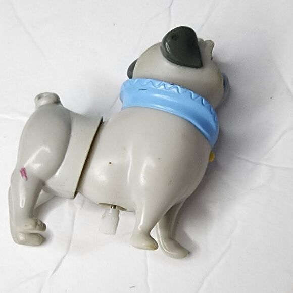 Pocahontas Percy Dog Wind Up Toy Figure Burger King Meal toy Bulldog Vtg 90s - Picture 2 of 6